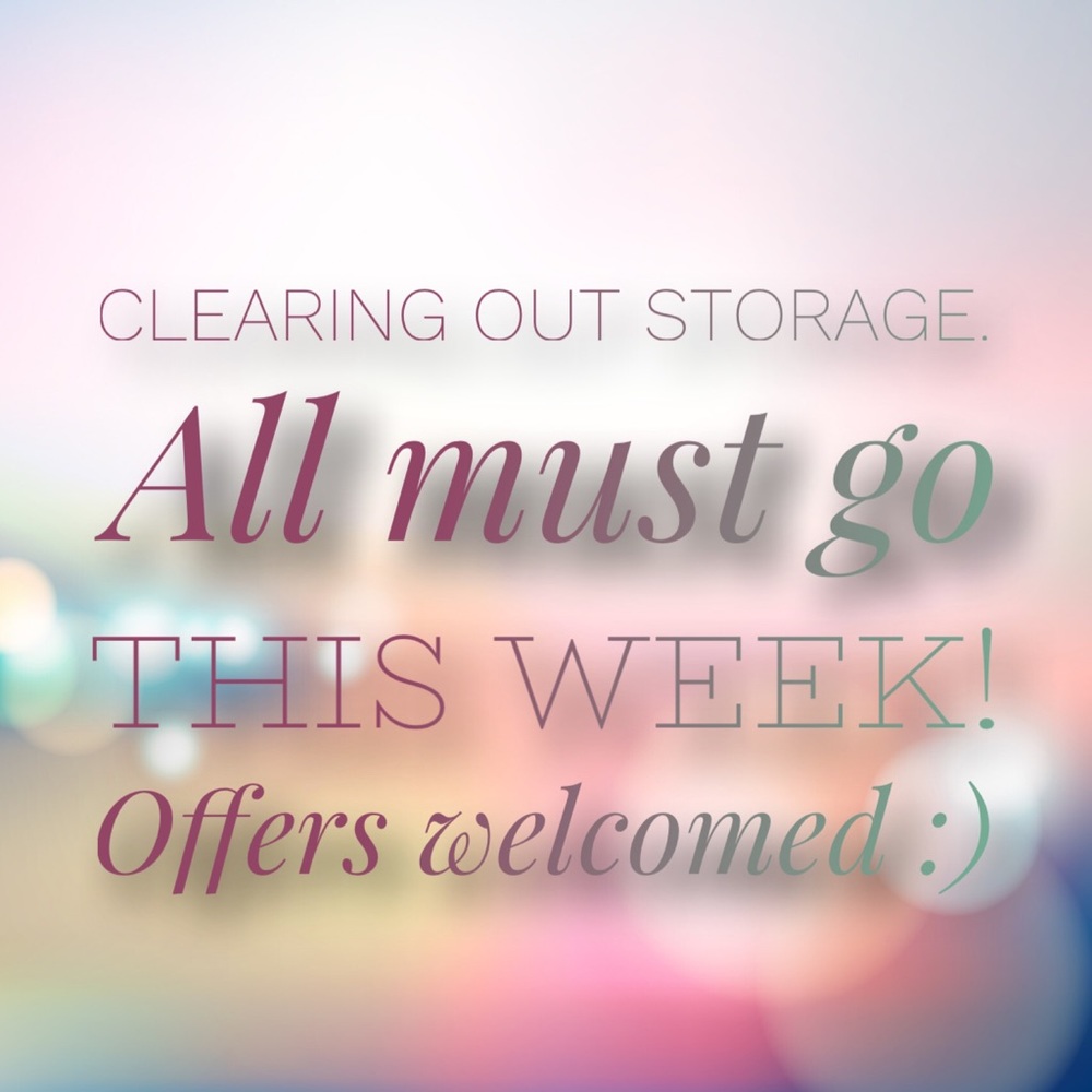 All offers welcomed !